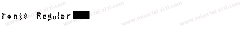 fonts Regular字体转换